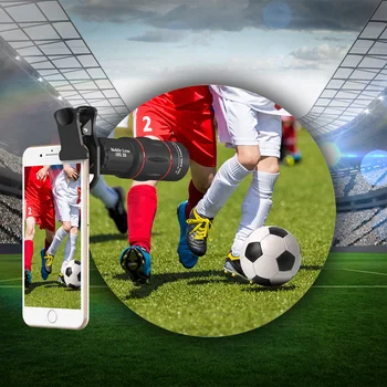Nové 18 X Dalekohled Zoom Monokulární fotoaparát Mobilní Telefon Objektiv pro iPhone Samsung Smartphone s stativ Lov Sportovní