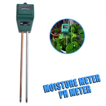 3 v 1 PH Půdy Tester Detektor Vody Světlo Analized Vlhkostí Test Metr Rostlina Květ PH Metry pro Zahrady/Farmy/Trávník