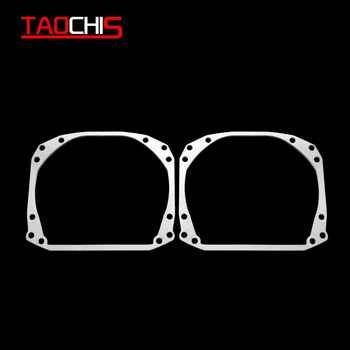 TAOCHIS Car Styling rám adaptér Rámci přechodu Držák pro Audi Q7 Ne AFS Hlavu světlo Hella 3r G5 Projektor čočky