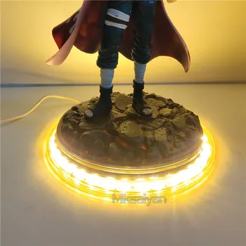 Anime Postava Naruto Namikaze Minato DIY Hračka Set s LED Osvětlením PVC Akční Figura Naruto Shippuden Namikaze Minato Model Panenka