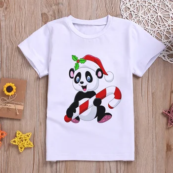 Módní Nové T-shirt Dívka, Panda, Lední Medvěd Roztomilé Dívky T Tričko Unisex Chlapci Košile Příležitostné Krátký Rukáv Děti Tričko Harajuku Letní