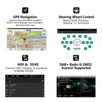Android 10 multimediální auto dvd přehrávač Pro KIA Ceed 2009 2010 2011 2012 auto rádio GPS Navigace DVR, obd2 DSP Čip IPS 2 Din