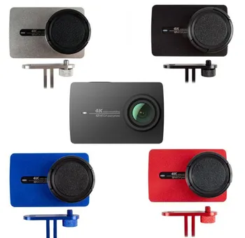 Hliníkové Pouzdro Rámu Klece Ochranné Pouzdro + krytka Objektivu Pro Canon 4K Xiaomi Yi 2 4K Lite Akční Kamera, Příslušenství F3123