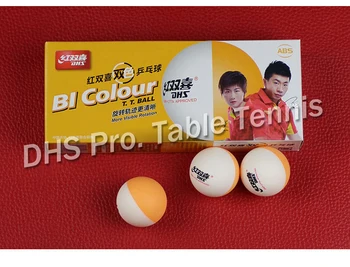 20balls DHS míčky na Stolní tenis D40+ BI Barvy Sešívaný nový materiál ABS Plast Poly Ping Pong Míčky