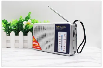 Dobíjecí Přenosné Rádio FM/AM Duální Kapely, Rádio Přijímač Kapesní Rádio Mini Rádio Dobrou Kvalitu Zvuku s 18650 Baterie