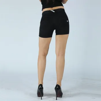 Melody Černé Cyklistické Šortky Basketbalové Kraťasy Vyhlazení firma ontrol skluzu Shapewear Ženy Letní Šortky