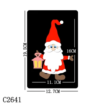 Nový Santa Claus Dřevěné Scrapbooking Die C2641 Řezání Zemře Více Velikostí