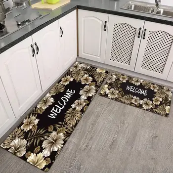 Digitální tisk non-vyblednutí kuchyňské rohože absorpční non-slip koberec podlahové rohože