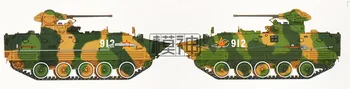 1/35 Čína ZSD90 Obrněný Pásový Nosič Vojenský Model Sestavy Armády Bojové Vozidlo