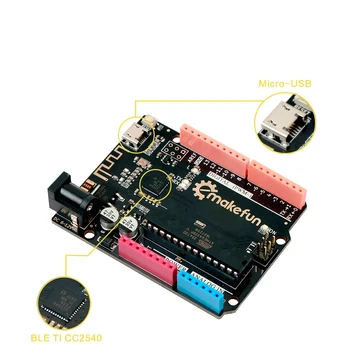 BLE Development Board pro Arduino R3 Micro Rozhraní a BLE T1 CC2540 Bluetooth 4.0 Bezdrátový Modul ,Základny na ATmega328P