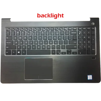 NOVÝ Notebook Palmrest Horní Případě, Podsvícená klávesnice Pro Dell Vostro 15-5000 5568 V5568 FCN57 0FCN57