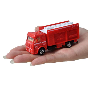 Děti je 1:48 Slitiny ABS Inerciální Návrat Model Simulace Vozidla Policie, Požární Inženýrství Pět v Jednom Die Cast Narozeniny Toy Set