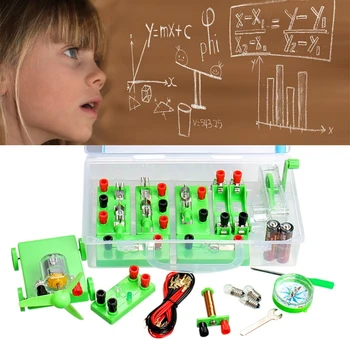 Fyzika Labs Obvodu Učení Kit Základní Elektřiny Objev Principů Studie T8WE