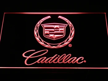 D041 Cadillac LED Neonové Světlo Znamení s On/Off Spínač 20+ Barvy, 5 Velikostí