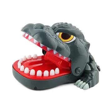 Velikost L Kousání Dinosaurus Štěstí Monster Joke gadgets strany Cestovní hra pro děti, Děti, dospělé, Rodiny, Halloween hračky, hry