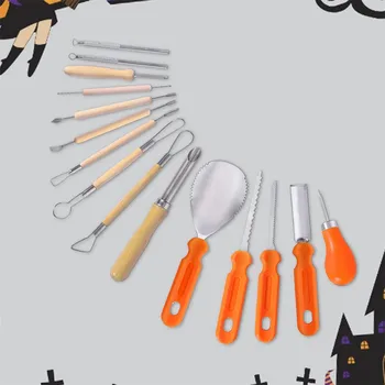Halloween Pumpkin Carving Kit, 15 z nerezové oceli dýně sada pro Halloween hračky pro děti