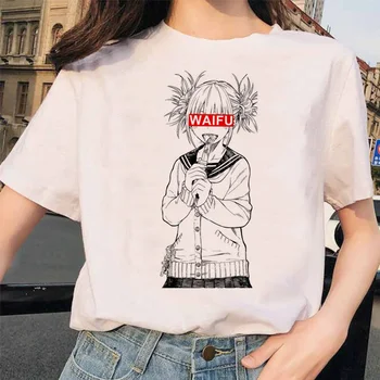 Japonské Anime T Shirt Ženy Harajuku Academia T-shirt Legrační TshirtTop Tees Žena estetické oblečení košile ženy 2020