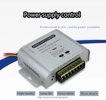 Realhelp Mini Access Control Napájení Řadič DC12V Výstupní Proud 50W Systém Kontroly Přístupu Zpoždění Napájení