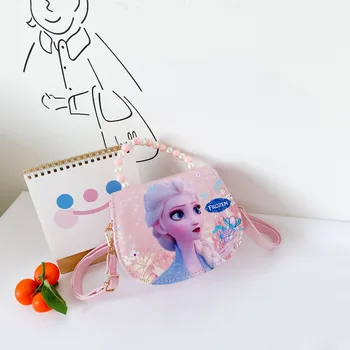 Disney Girls princess Frozen Elsa messenger tašky přes rameno dívčí tašky přes rameno děti messenger tašky dětské messenger kabelka