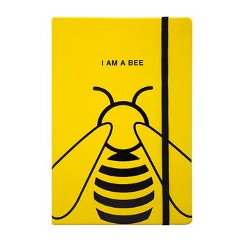 Roztomilé Včelí Notebook a Deník Kawaii Krajka A5 Diář Line Agenda, Plánovač, Organizátor 32k Poznámka Kniha Úžasná Škola a Cestovní Příručka