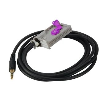 32 Pin 3,5 MM Auto Aux-in RNS-E Audio Adaptér Kabel Jack Audio Drát Kabel pro AUDI A3 A4 A6 A8 TT