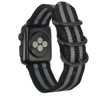 Nylonový Popruh pro Apple watch band 44 mm 40 mm 42 mm 38 mm smartwatch náramek pásek sport loop náramek iWatch series 3 4 5 se 6 band