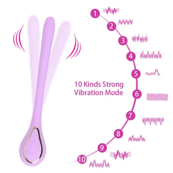 Flexibilní Mini Stick Vibrátory Sex Hračky Pro Ženy, Ženské Masturbátor Klitoris Stimulátor Silných Masér Stroj Anální Plug Vibrátor