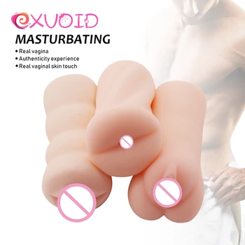 EXVOID 4D Realistické Hluboké Hrdlo Erotické Ústní Sexy Mužské Masturbant Sexuální Hračky pro Muže, Umělé Vagíny, Ústa, Anální Masturbace Cup