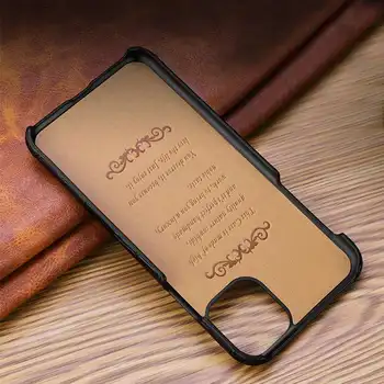 Pravé Kůže Pro Iphone 11 12 Pro Max Case Kryt Luxusní Módní Etui Coque Pro Iphone 11 Pro 12 Min Případů Telefonu Fundas