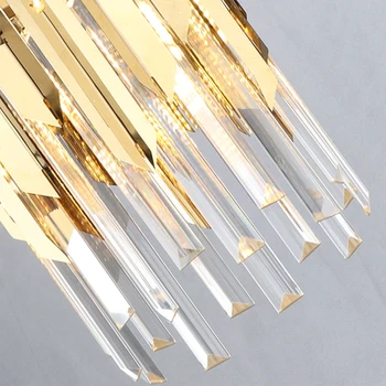 Malé kulaté zlaté crystal led moderní lustr osvětlení pro kuchyně, jídelny, ložnice noční světlo luxusní k9 přívěsek lampy