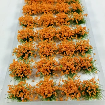 NOVÉ Simulace Květina Clusteru Květiny Scénu Model Pro 1:35 Děleno 1:48/1:72/1:87 Měřítku Písek Tabulka Miniaturní Dekor - Červené Květy