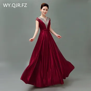 QLY-5189#Vína Červená modrá fialová Krajka up bride' toastery hostitelka chorus kostým, Večerní šaty, Dlouhé velkoobchod módní Host šaty