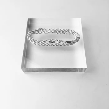 Kroucená Šňůra Silver Řetěz Náhrdelník,2018 Módní Šperky Módní Dárek V 925 Sterling Silver Šperky Pro Muže, Chlapce, Ženy, Dívky