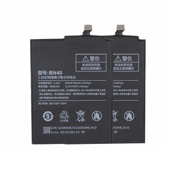 Originální Kvalitní Baterie Telefonu BN40 Pro Xiaomi Redmi 4 pro 4100mAh Skutečné Kapacity Redmi4 pro Náhradní Baterie
