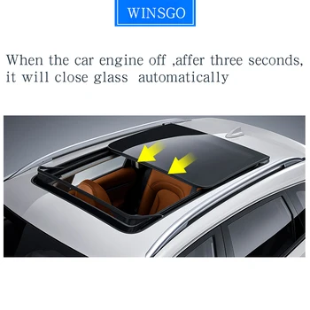 WINSGO Auto Auto elektrické Střešní okno Blíže Pro Suzuki S-corss-2020/Vitara 2016-2020 sklo střešního okna automaticky zavře