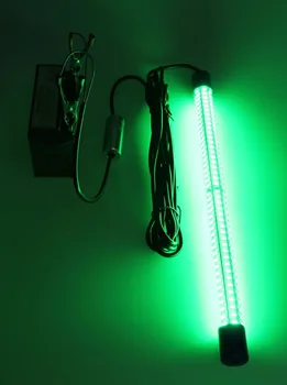 30W 6M Kabel 12-24V DC Přilákání Ryb Lampa Zelené Barvy pod Vodou Squid Rybaření Světlo LED
