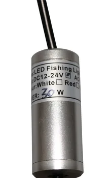 30W 6M Kabel 12-24V DC Přilákání Ryb Lampa Zelené Barvy pod Vodou Squid Rybaření Světlo LED