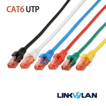 (3ks/balení) Gigabit CAT6 UTP Patch Kabel 0,5 M/1M/2M/3M/5M (6 Barev) Pro Volitelné - CAT6 Patch Vést Kabel LSOH