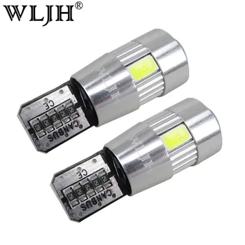 WLJH 2ks High Power T10 LED Error Free pro SAMSUNG Čip 5630 LED Žárovka Canbus pro AUDI A2 A3 A4 A6 A8 8L 8P B5 B6 B7 8H 4B, 4F D2