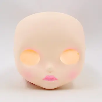 Blyth 1/6 panenka Nový Čelní panel bílé pleti matný/lesklý tvář se rty a nos vyřezat obočí, tvářenka s blackplate a šrouby