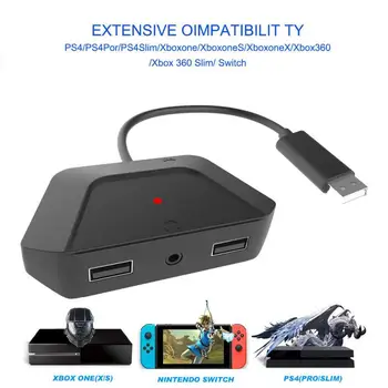 Pro Nintendo Spínač/Xbox One/ PS4/ PS3 PS4 Klávesnicí Podpora 3,5 mm, Headset, Myš, Klávesnice Převodník Adaptér S 3,5 mm Audio Jack