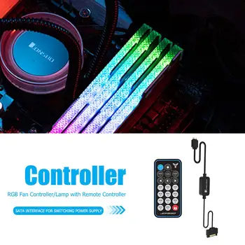 JONSBO Fan Controller PC Pouzdro Light Stripe Dálkové Ovládání 5V 3Pin AURA RGB Napájení Paměti LED Chladné Světlo Proužek pro PC Case