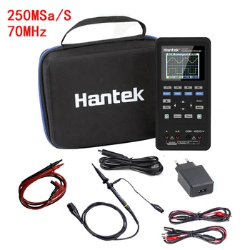 Hantek2D72 Digitální Kapesní Osciloskop+Waveform Generator+Multimetr 2 Kanály LCD Displej Test Meter Tools 3v1