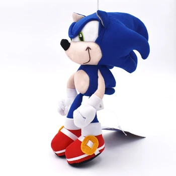 10PCS 20 cm Sonic Boom Plyšové PP Bavlna Cartoon Sonic Měkké Modré Plyšové Pro Děti, Narozeninové Dárky, Doprava Zdarma