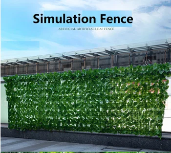 Simulace Plot Zelených Rostlin Listy Umělý Plot Čistý Zelený Ananas List Terasa Plot Simulace Závodu Plot