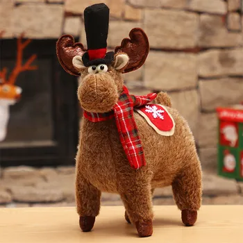 [HHT] Zatahovací Santa Claus panenka příznivé jelen roztomilý sněhulák hračky, Vánoční dárky, scénu, dekorace, ozdoby home decore