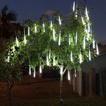 50CM Meteor Trubice LED Meteor Sprcha Déšť Trubky Vánoční Dekorativní Osvětlení LED Krásné Svatební Party Zahrada String Světlo