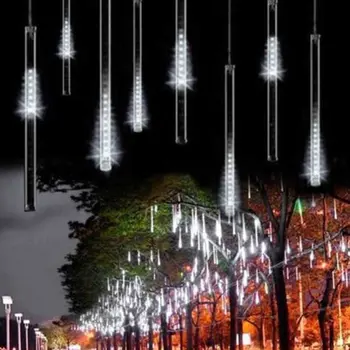 50CM Meteor Trubice LED Meteor Sprcha Déšť Trubky Vánoční Dekorativní Osvětlení LED Krásné Svatební Party Zahrada String Světlo