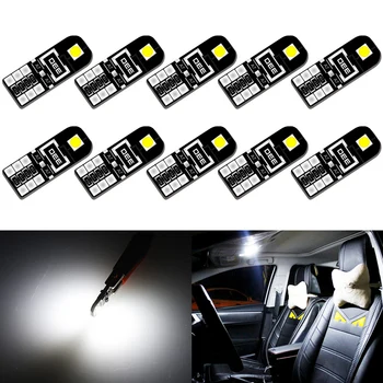 10x T10 W5W Canbus Auto LED Žárovka pro BMW Mini Cooper R56 R53 E46 E90 F20 F10 E39 Z4 Interiér stropní svítilna osvětlení Zavazadlového prostoru Parkovací Světla