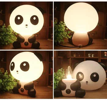 Kreslený Panda Pes, Medvěd, Noční Světlo, Dítě, Děti Spí Ložnice Lampa Pro Děti Lůžka, Obývací Pokoj Vánoční dárky EU/US Plug